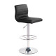 Барный стул AURA 42x46xH88-109cм, цвет: чёрный