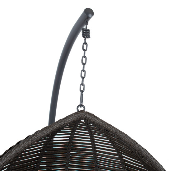 Piekaramais krēsls CHESTNUT 103x103xH190cm, tumši brūns