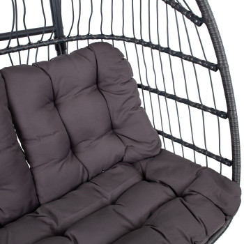 Подвесное кресло YOYO 2-местный 152x107xH198см, серый Подвесное кресло YOYO 2-местный 152x107xH198см, серый