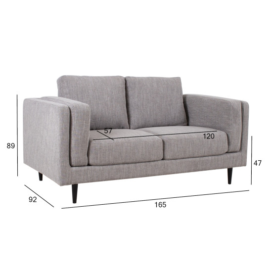 Диван LISBON165x92x89см, серый Диван LISBON165x92x89см, серый