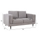 Диван LISBON165x92x89см, серый Диван LISBON165x92x89см, серый