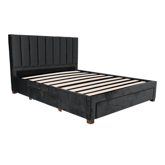 Кровать GRACE 160x200см, темно-серая Кровать GRACE 160x200см, темно-серая