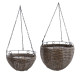 Piekarināms puķupods WICKER 2gab D30xH27/60cm, D25xH15/58cm, tumši brūns Piekarināms puķupods WICKER 2gab D30xH27/60cm, D25xH15/58cm, tumši brūns