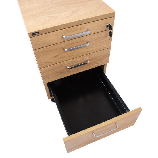 Ящик с выдвижными ящиками ERGO 60x43xH60cм, гикори Ящик с выдвижными ящиками ERGO 60x43xH60cм, гикори