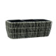 Puķu kaste WICKER 43x16xH16cm, pelēka
