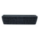 Puķu kaste WICKER 60x19xH15cm, melna