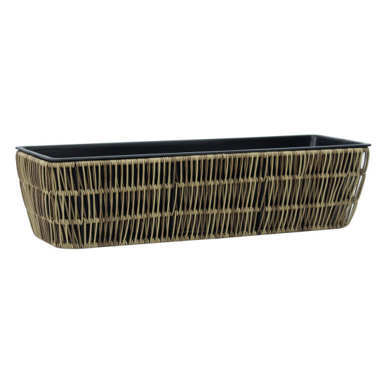 Puķu kaste WICKER 60x19xH15cm, gaiši brūna Puķu kaste WICKER 60x19xH15cm, gaiši brūna