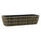 Puķu kaste WICKER 60x19xH15cm, gaiši brūna Puķu kaste WICKER 60x19xH15cm, gaiši brūna