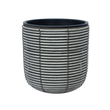 Puķu pods WICKER D27xH28cm, pelēks Puķu pods WICKER D27xH28cm, pelēks