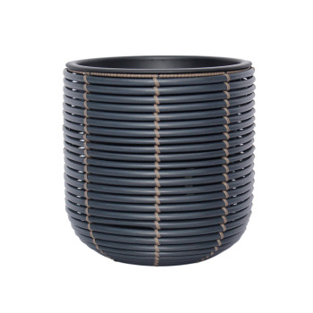 Puķu pods WICKER D27xH28cm, melns Puķu pods WICKER D27xH28cm, melns
