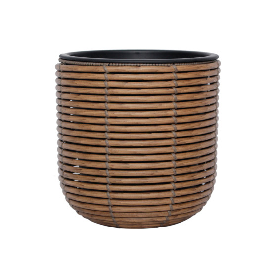 Puķu pods WICKER D27xH28cm, brūns Puķu pods WICKER D27xH28cm, brūns