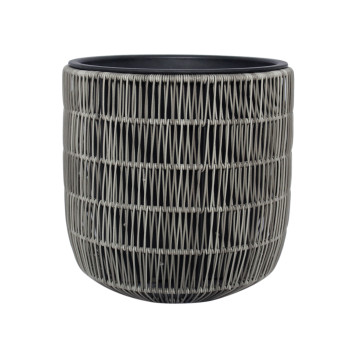 Puķu pods WICKER D35xH36cm, pelēks Puķu pods WICKER D35xH36cm, pelēks