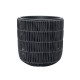 Puķu pods WICKER D27xH28cm, melns Puķu pods WICKER D27xH28cm, melns