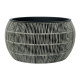 Puķu pods WICKER D48xH26cm, pelēks
