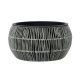 Puķu pods WICKER D37xH19cm, pelēks