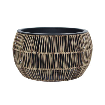 Puķu pods WICKER D37xH19cm, gaiši brūns Puķu pods WICKER D37xH19cm, gaiši brūns