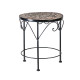 Postament lilledele MOSAIC D25xH30cm, mosaiikplaadid, metallraam Postament lilledele MOSAIC D25xH30cm, mosaiikplaadid, metallraam