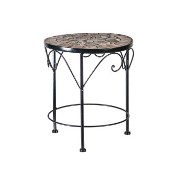 Постамент для цветов MOSAIC D20xH25см, мозаиковая плитка, металлическая рама Постамент для цветов MOSAIC D20xH25см, мозаиковая плитка, металлическая рама