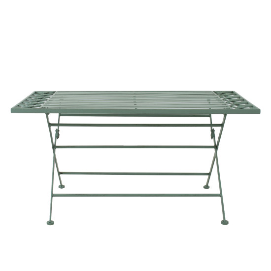 Журнальный столик MINT 100x50xH49см, кованое железо, античный зеленый Журнальный столик MINT 100x50xH49см, кованое железо, античный зеленый