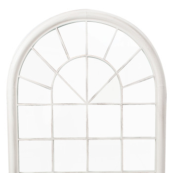 Spogulis SECRET GARDEN 75x4xH131cm, antīks balts metāla rāmis Spogulis SECRET GARDEN 75x4xH131cm, antīks balts metāla rāmis