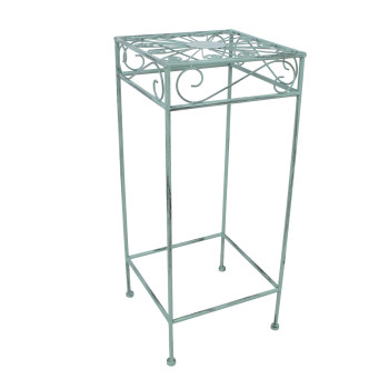 Подставка для цветов MINT 30x30xH70см, антично-зеленая Подставка для цветов MINT 30x30xH70см, антично-зеленая