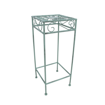 Подставка для цветов MINT 25x25xH60см, антично-зеленая Подставка для цветов MINT 25x25xH60см, антично-зеленая