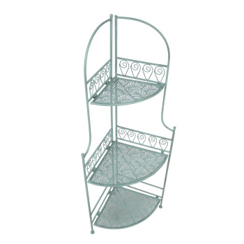 Угловая полка MINT 49x34xH118см, антично-зеленая Угловая полка MINT 49x34xH118см, антично-зеленая