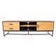 TV стол AMSTERDAM 160x40xH50cm, дуб/черный TV стол AMSTERDAM 160x40xH50cm, дуб/черный