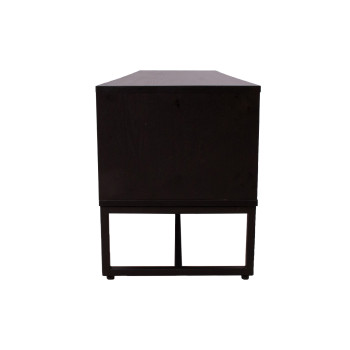 TV laud AMSTERDAM 160x40xH50cm, tamm/must TV laud AMSTERDAM 160x40xH50cm, tamm/must
