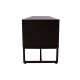 TV стол AMSTERDAM 160x40xH50cm, дуб/черный TV стол AMSTERDAM 160x40xH50cm, дуб/черный