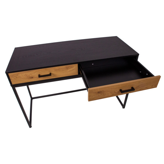 Rakstāmgalds AMSTERDAM 120x50xH79cm, melns Rakstāmgalds AMSTERDAM 120x50xH79cm, melns