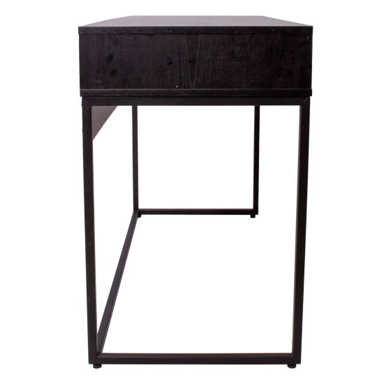 Rakstāmgalds AMSTERDAM 120x50xH79cm, melns Rakstāmgalds AMSTERDAM 120x50xH79cm, melns