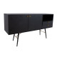 Kumode LUXEMBOURG 150x40xH80cm, melns / varš