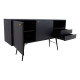 Kumode LUXEMBOURG 150x40xH80cm, melns / varš