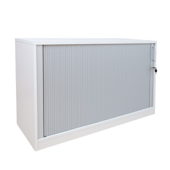 Skapis ERGO 120x44,5xH74cm, pelēcīgi balts Skapis ERGO 120x44,5xH74cm, pelēcīgi balts