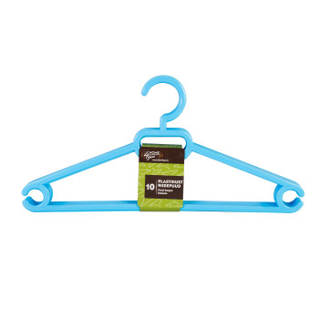 Drēbju pakaramais 10gab, plastmasa, dažādas krāsas Drēbju pakaramais 10gab, plastmasa, dažādas krāsas