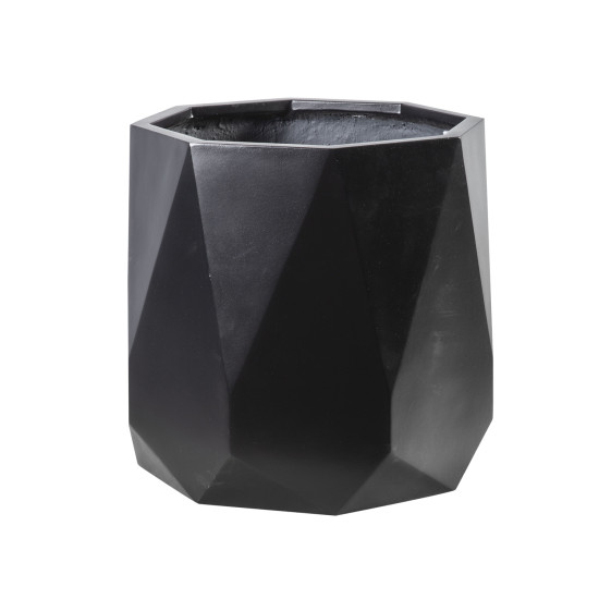 Puķu pods SANDSTONE D55xH49cm, melna Puķu pods SANDSTONE D55xH49cm, melna