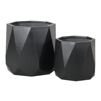 Puķu pods SANDSTONE D55xH49cm, melna Puķu pods SANDSTONE D55xH49cm, melna