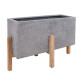 Кашпо SANDSTONE 88,5x38,5xH60,5cm, серый