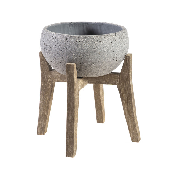 Puķu pods SANDSTONE 40x40xH42cm, pelēks Puķu pods SANDSTONE 40x40xH42cm, pelēks