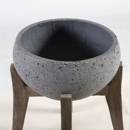 Puķu pods SANDSTONE 40x40xH42cm, pelēks Puķu pods SANDSTONE 40x40xH42cm, pelēks