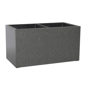 Puķu pods SANDSTONE 65x34,5xH28cm, materiāls: šķiedru cements, krāsa: pelēka Puķu pods SANDSTONE 65x34,5xH28cm, materiāls: šķiedru cements, krāsa: pelēka