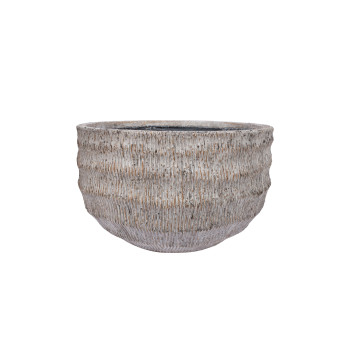Puķupods PALM D44xH27cm, bēšs Puķupods PALM D44xH27cm, bēšs