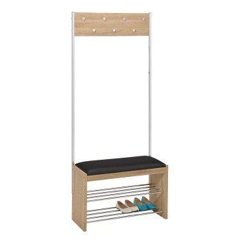 Полка для прихожей BENO светло-коричневая