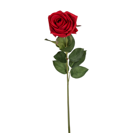 Mākslīgais zieds ROSE, 75cm, sarkana Mākslīgais zieds ROSE, 75cm, sarkana