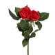 Mākslīgais zieds ROSE, 40cm, sarkana