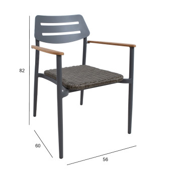 Стул WALES темно-серый Стул WALES темно-серый