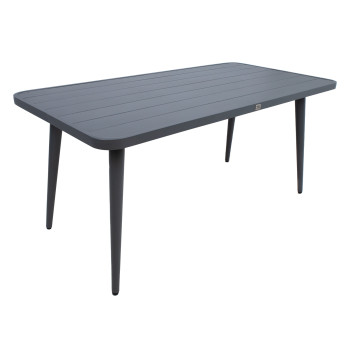 Стол WALES 160x80xH75,5см тёмно-серый Стол WALES 160x80xH75,5см тёмно-серый