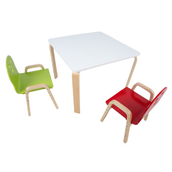 Lastelaud HAPPY 75x75xH50cm, valge Lastelaud HAPPY 75x75xH50cm, valge