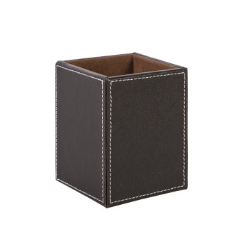 Pildspalvu turētājs WALTER 9x9xH11,5cm, tumši brūns Pildspalvu turētājs WALTER 9x9xH11,5cm, tumši brūns